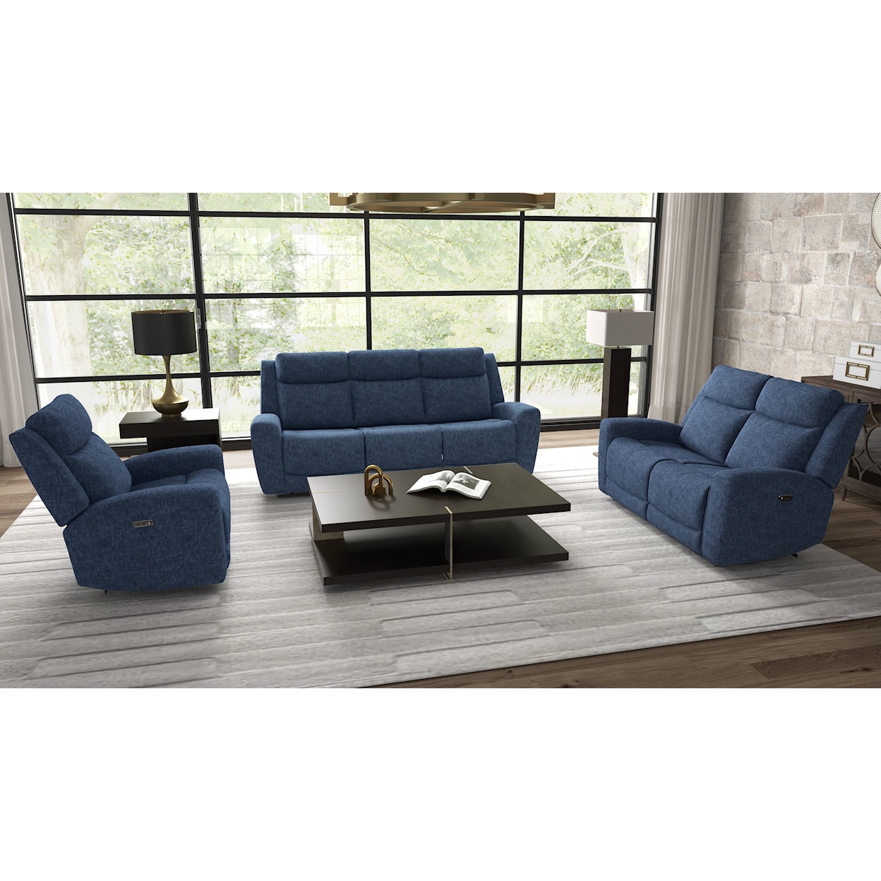 Warehouse M 6150 3 - Piece Power Reclining Living Room Group
