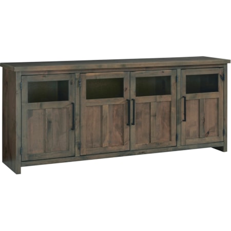 78" 4-Door Console