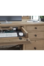 Drop Front Keyboard Drawer and AC Outlets