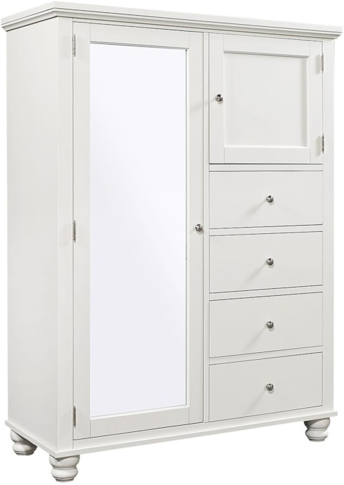 Transitional Chiffarobe with Adjustable Shelves