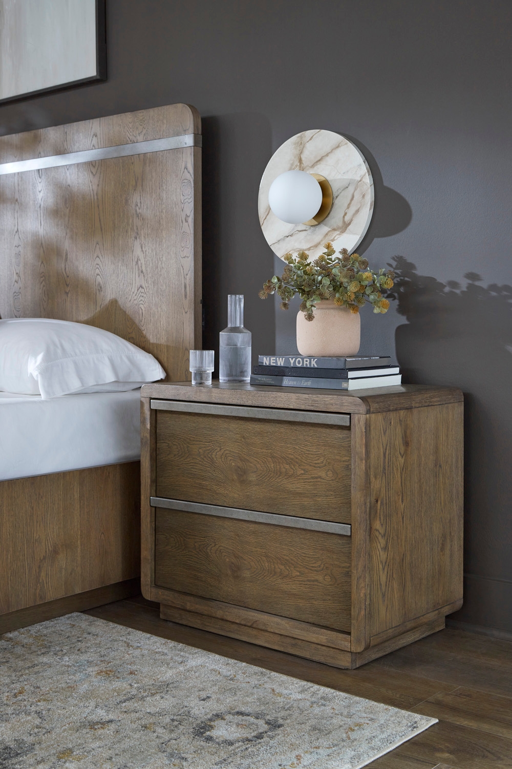 Aspenhome Liam 2-Drawer Nightstand
