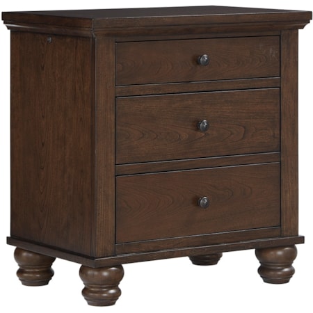 3-Drawer Nightstand