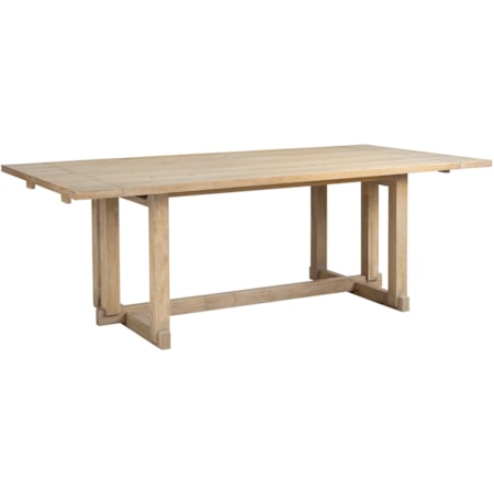 Extendable Trestle Dining Table