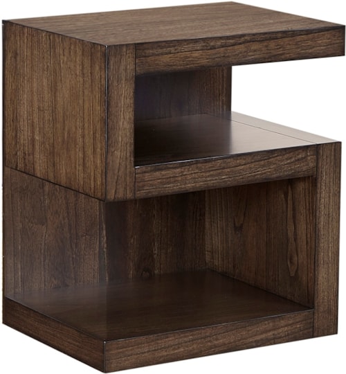 Contemporary S-Shaped Nightstand