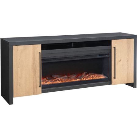 77" Fireplace Console with 42" Insert
