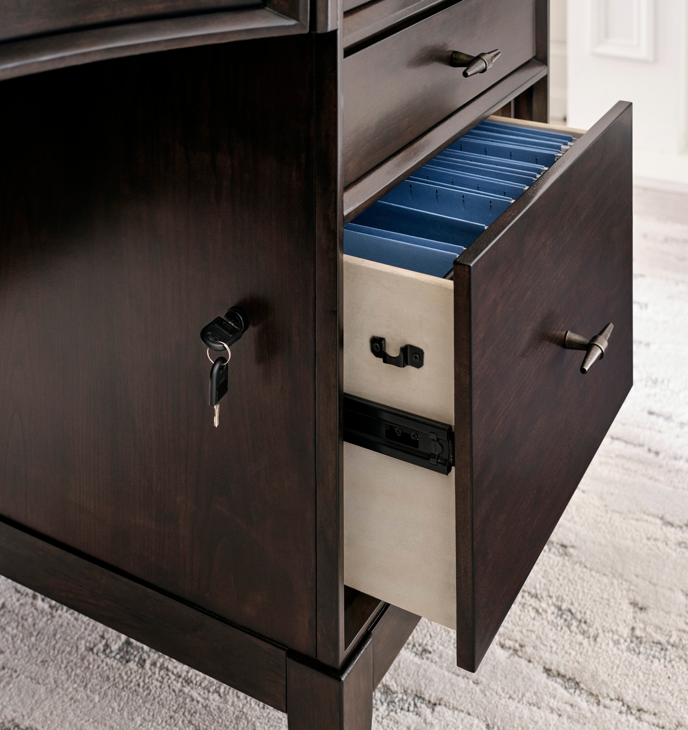 66" Curved Executive Desk