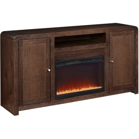 66" Fireplace Console