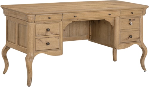 64" Half Ped Desk