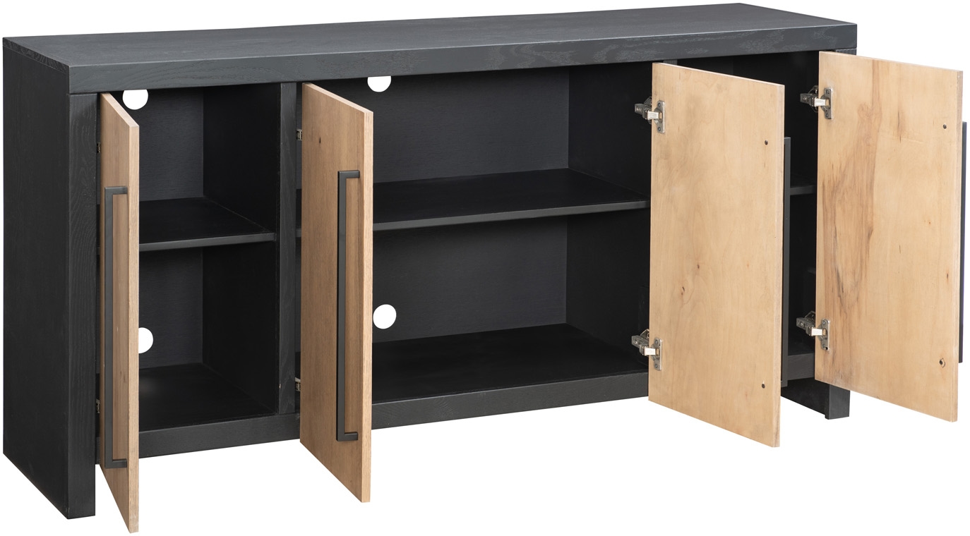 64" 4-Door Console Table