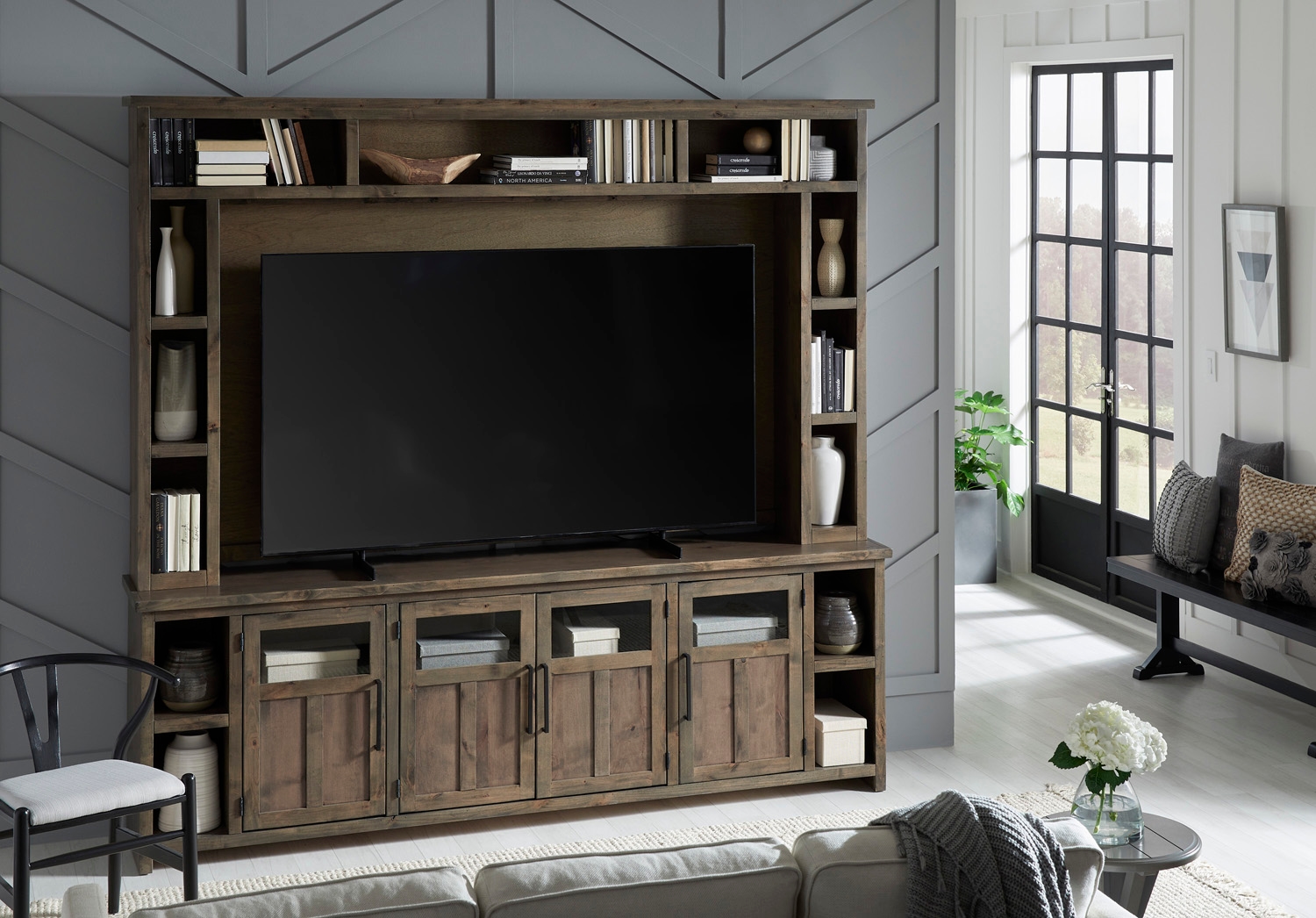 98" Console W/ 4 Doors