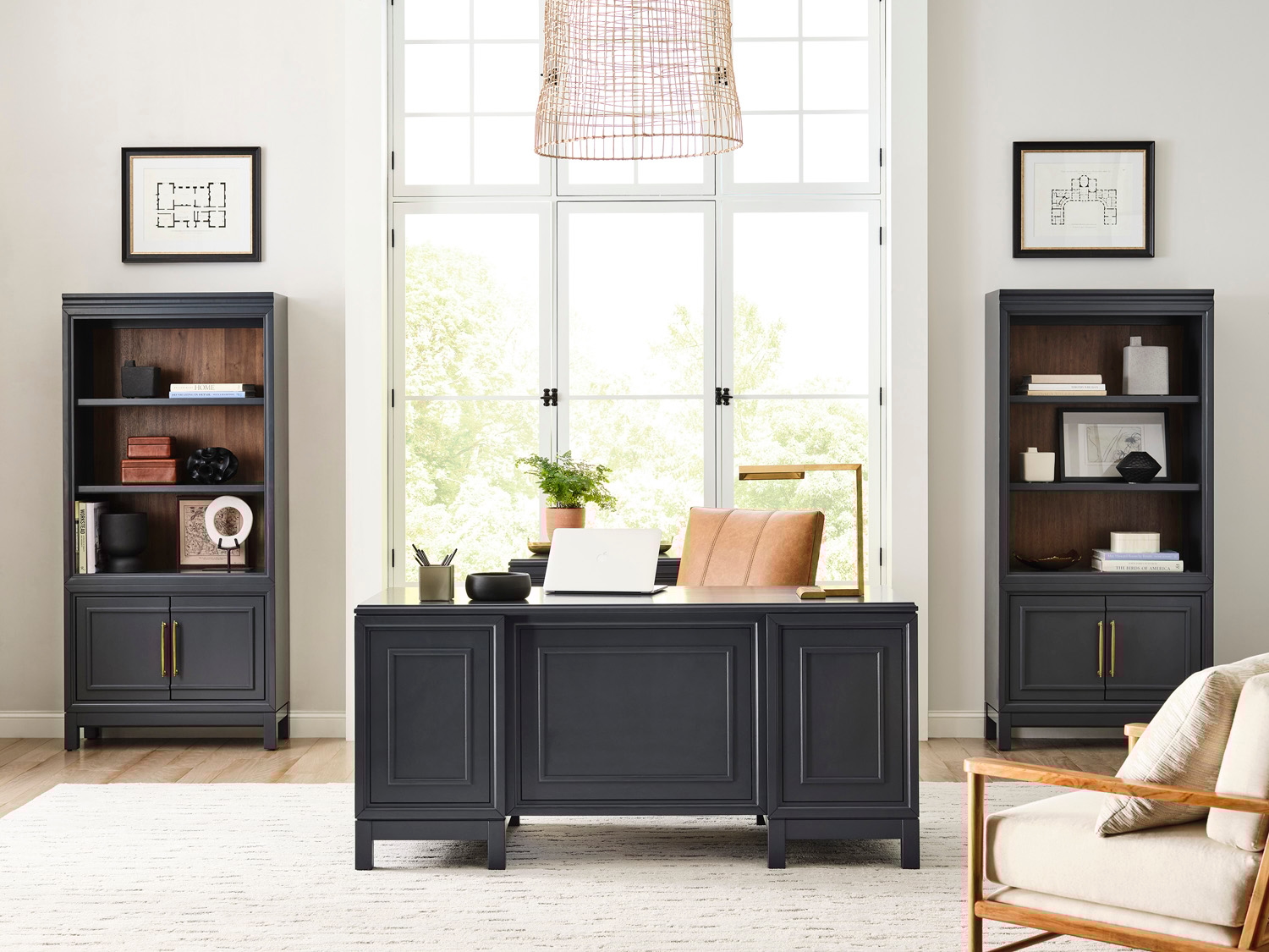 Aspenhome Adler Adler Exec Chair Venetian Caramel