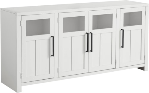 68" Console W/ 4 Doors