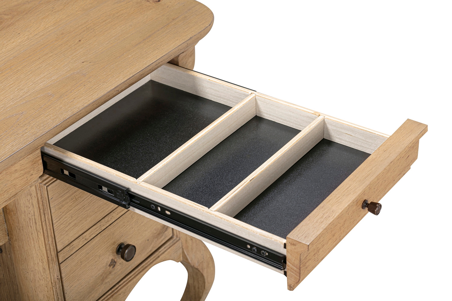 Aspenhome Chateau Philippe 64" Half Ped Desk