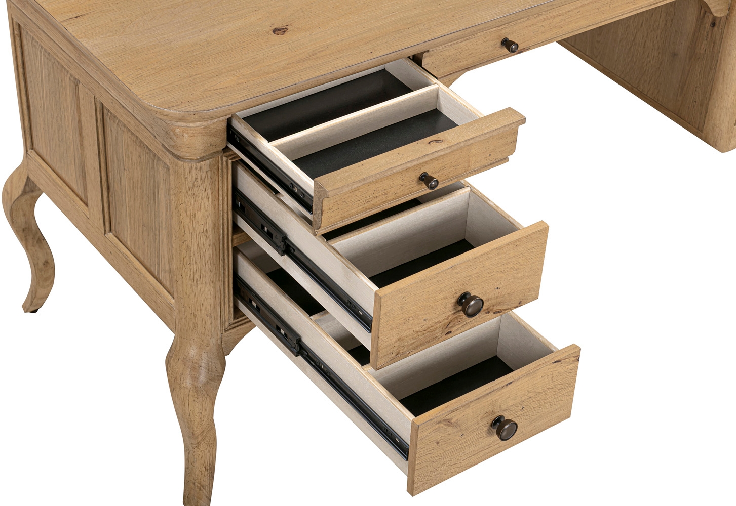 Aspenhome Chateau Philippe 64" Half Ped Desk