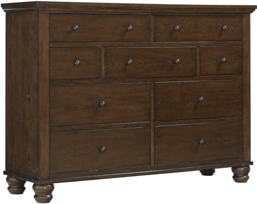Transitional 9-Drawer Chesser
