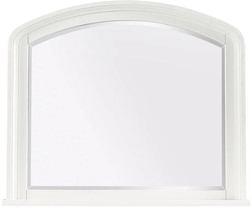Transitional Arched Dresser Mirror