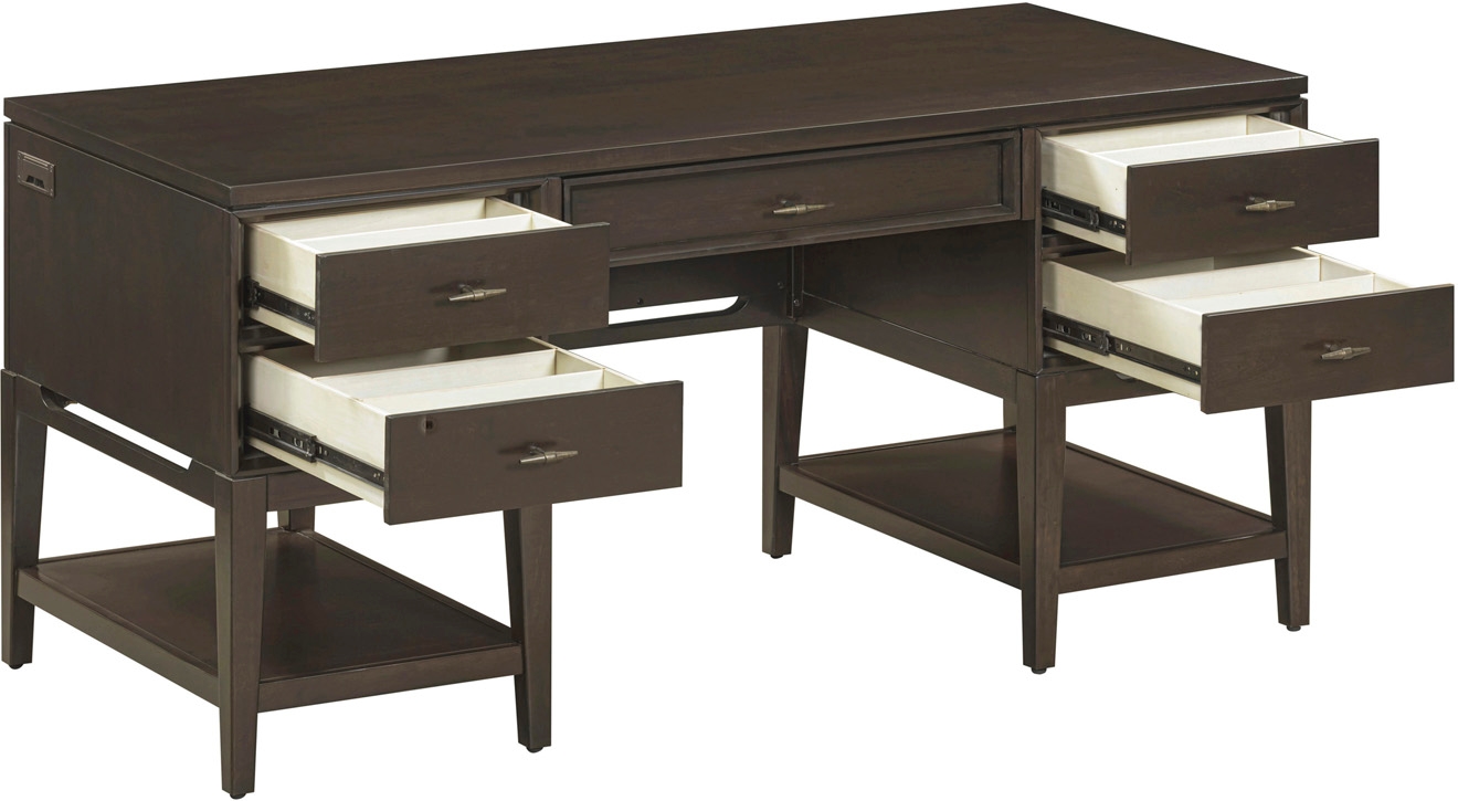 64" Half Pedestal Desk