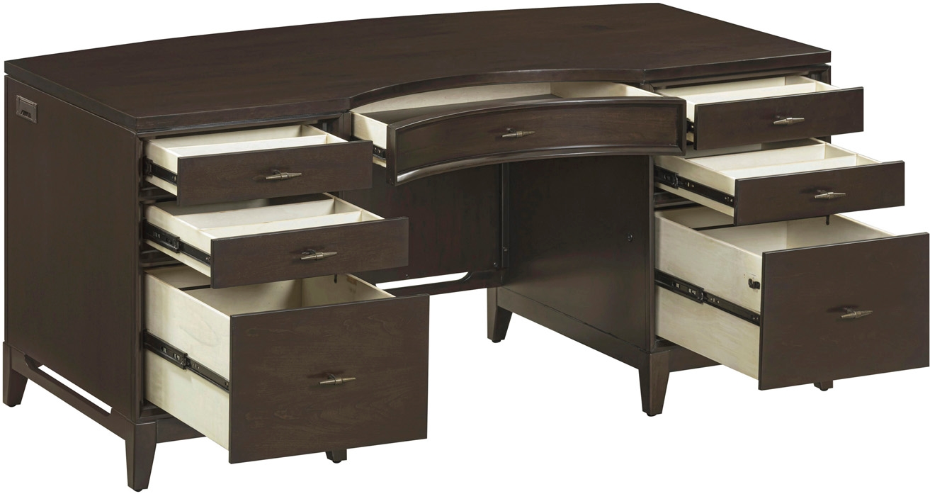 66" Curved Executive Desk