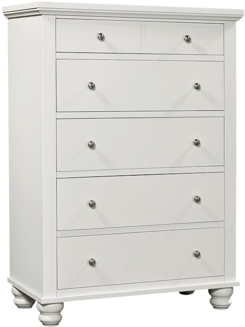 Transitional 6-Drawer Chest