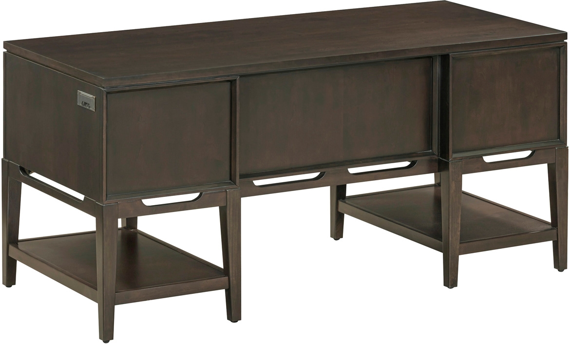 64" Half Pedestal Desk