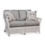 Shown in fabric 358-88 with pillow fabric 893-93 and Bisque finish.