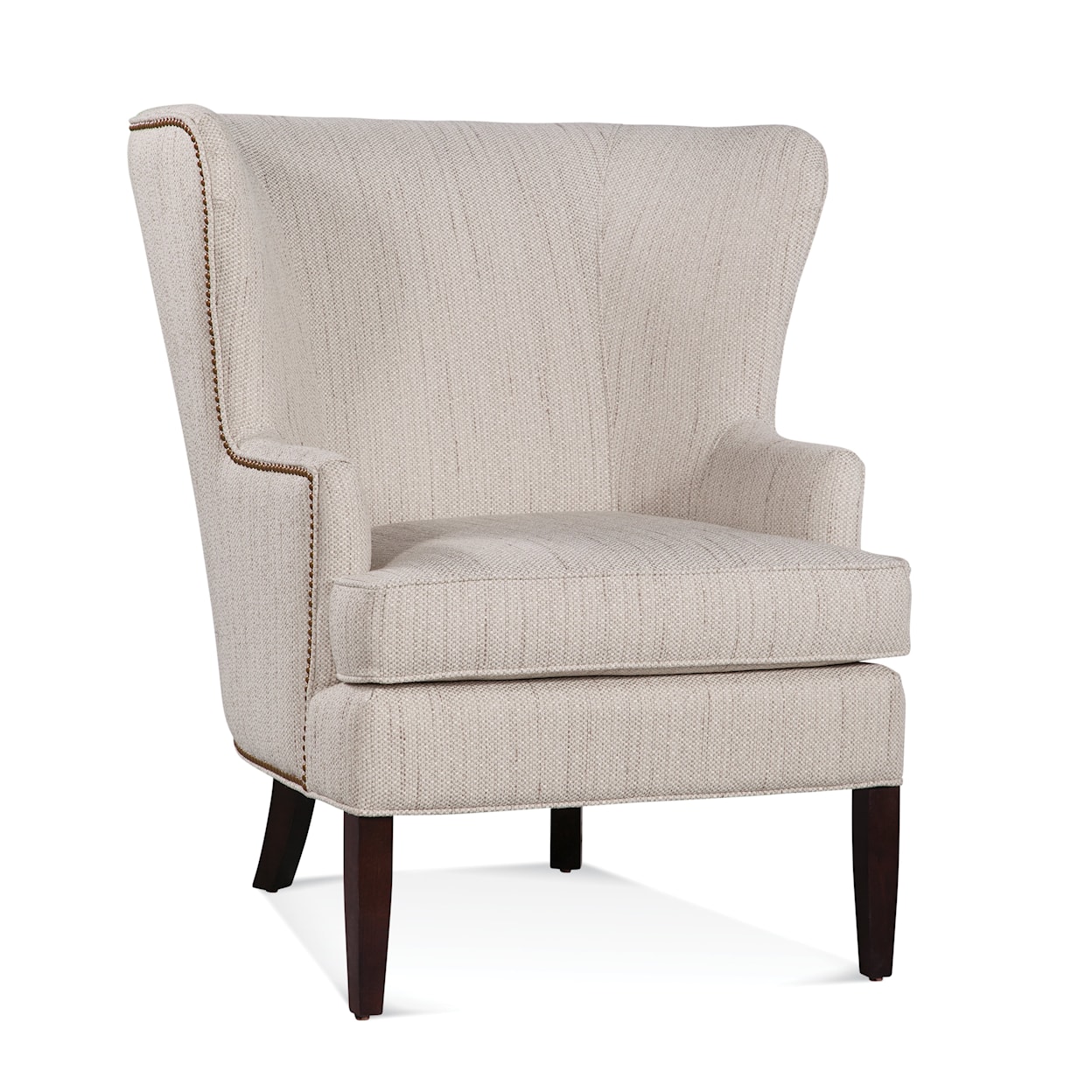 Braxton Culler Greenwich Wing Chair with Nailhead Trim