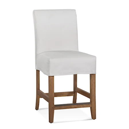 Manhattan Counter Stool with Slipcover