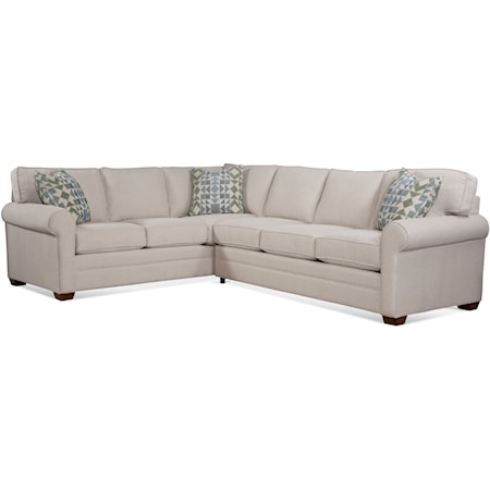 2-Piece Corner Sectional Sofa