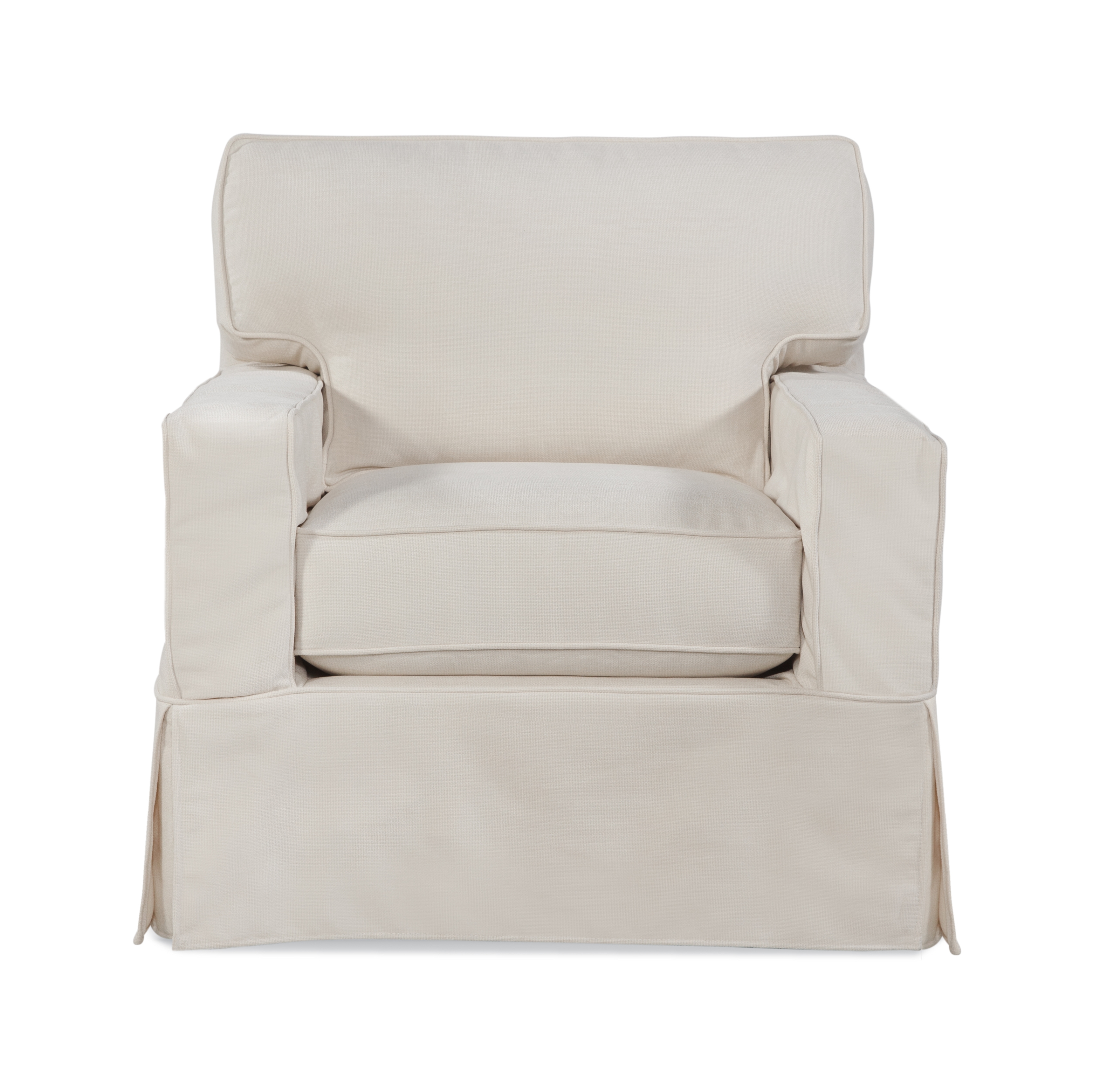 Braxton Culler Gramercy Park Gramercy Park Swivel Chair with Slipcover