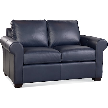 Bedford Leather Loveseat