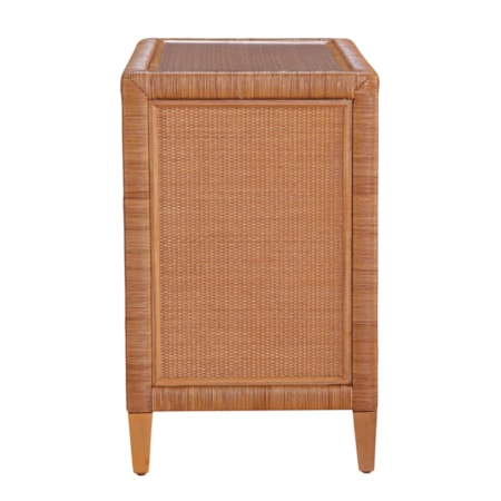 Naples Three Drawer Rattan Chest