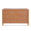 Braxton Culler Naples Naples Six Drawer Rattan Dresser