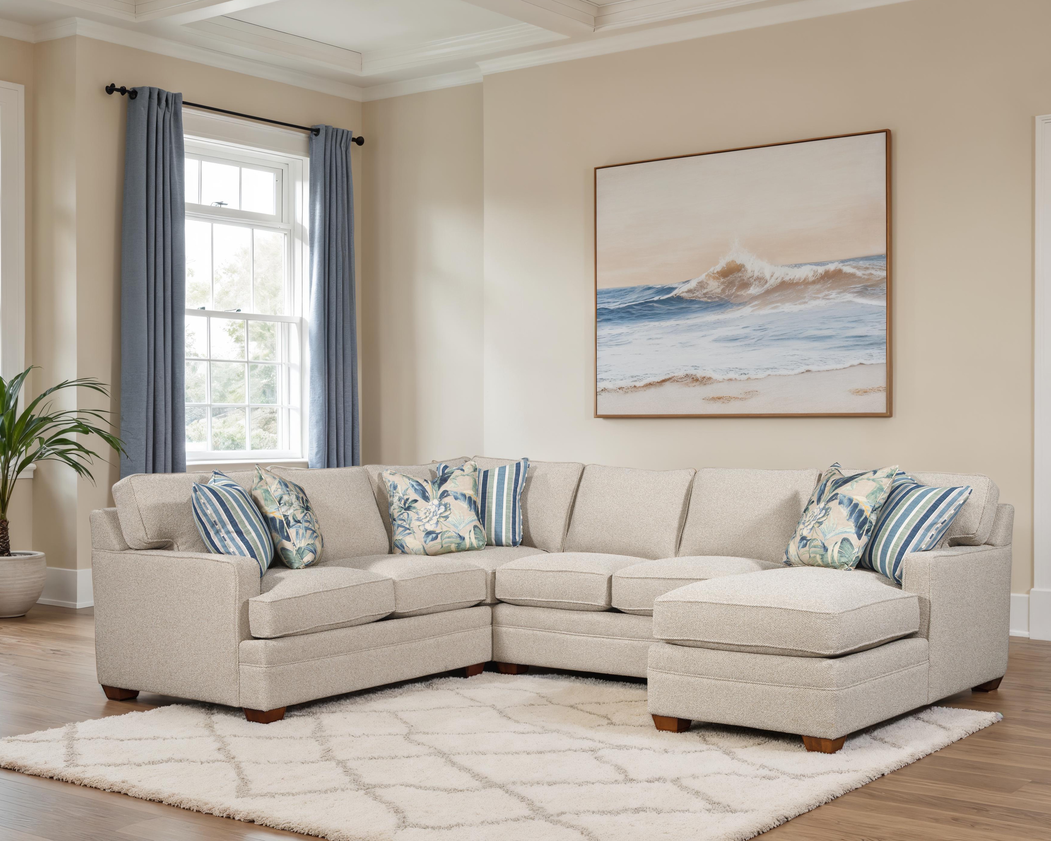 Braxton Culler Kensington Kensington Three Piece Chaise Sectional