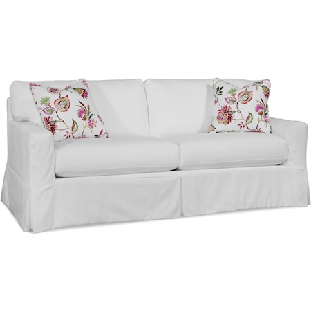 Full Sleeper Sofa with Slipcover