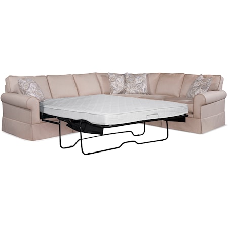 Benton Three-Piece Corner Sleeper Sectional