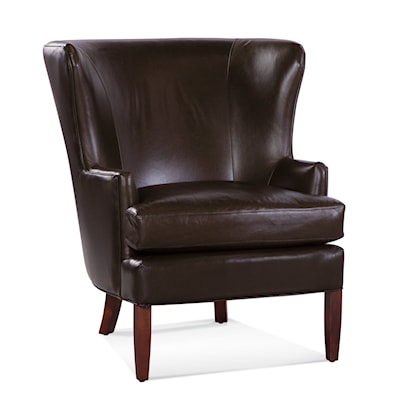 Braxton Culler Greenwich Greenwich Leather Wing Chair