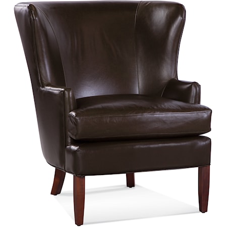 Greenwich Leather Wing Chair