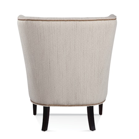 Wing Chair with Nailhead Trim