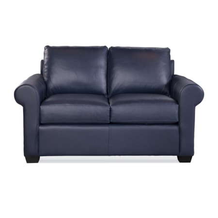 Bedford Leather Loveseat