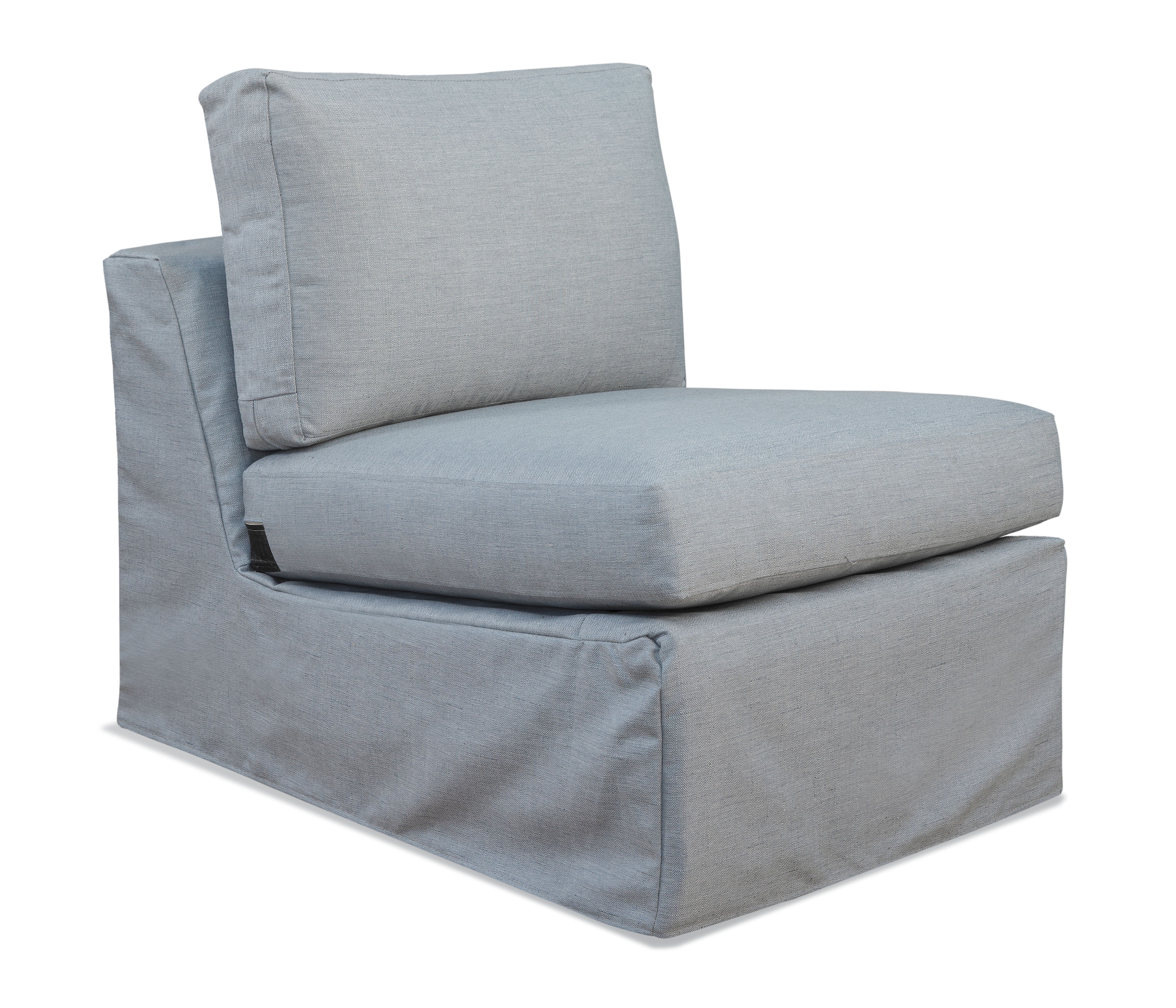 Calypso Slipcovered Armless Chair