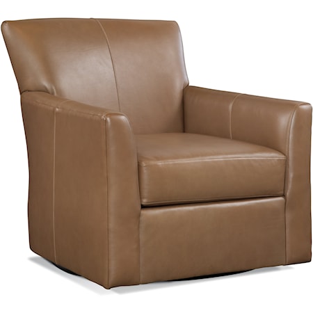 Buckley Leather Swivel Chair