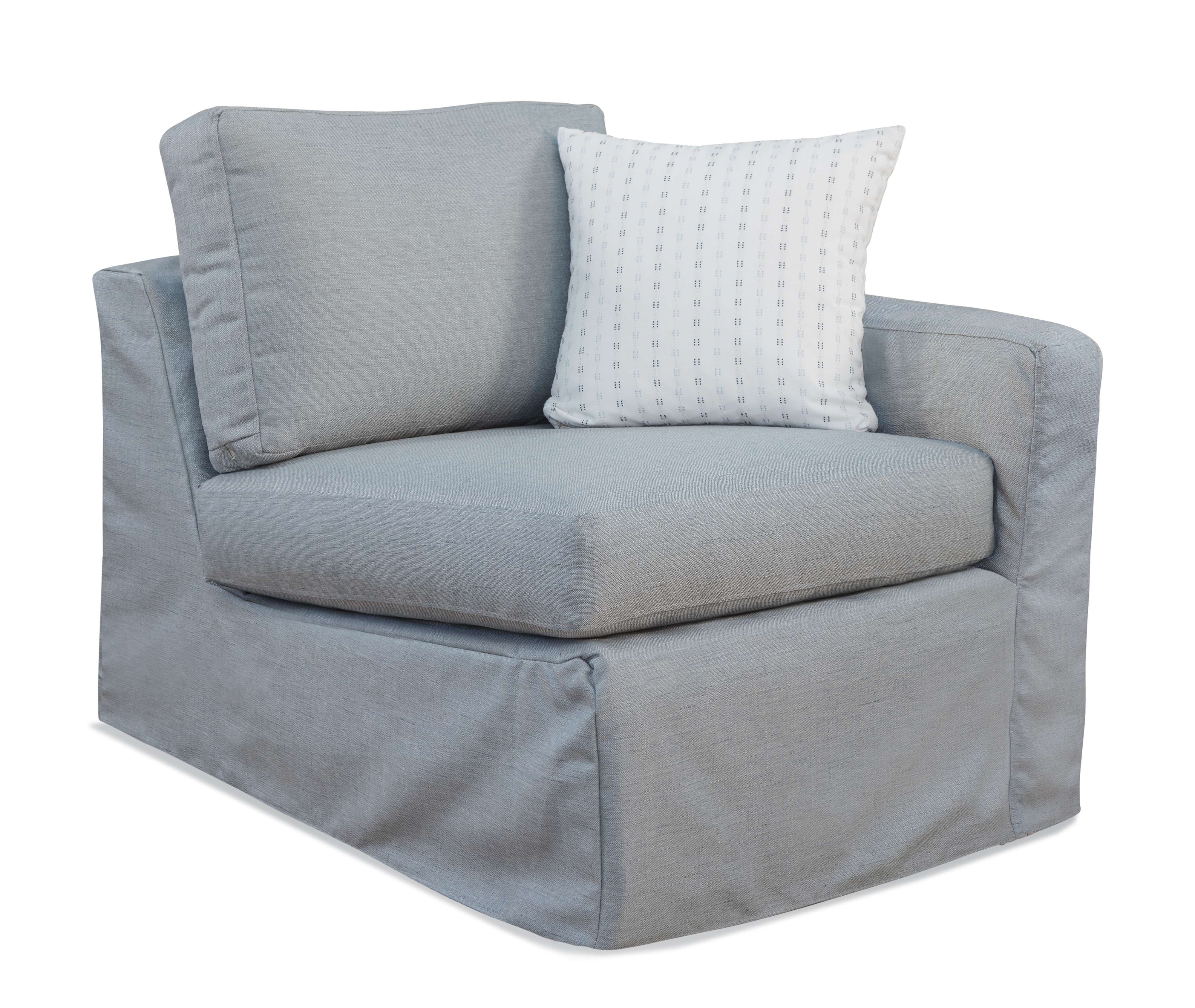 Calypso Slipcovered RSF 1-Arm Chair