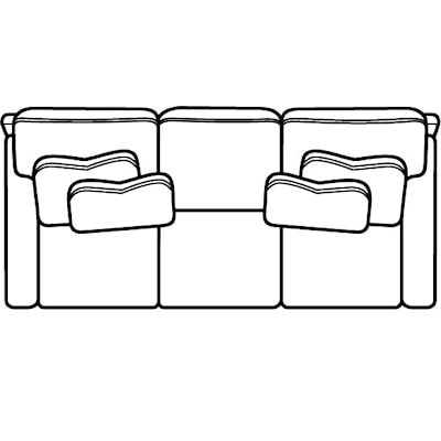 Braxton Culler Brentwood Brentwood 3 over 3 Estate Sofa