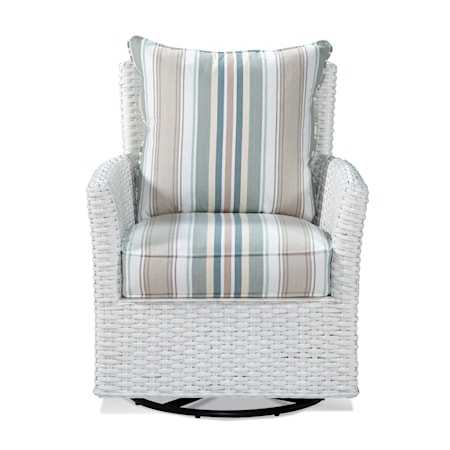 Lanai Breeze Rattan Swivel Chair