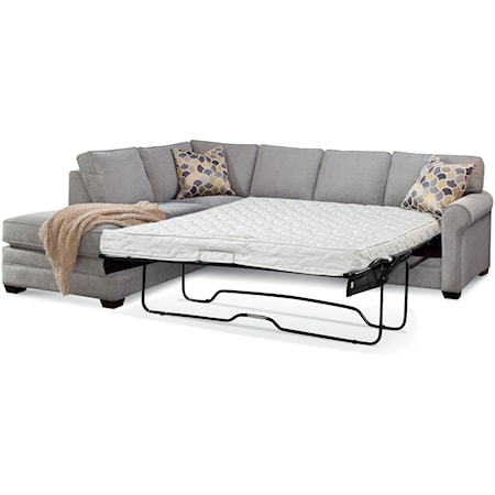 Bedford Two-Piece Bumper Sleeper Sectional
