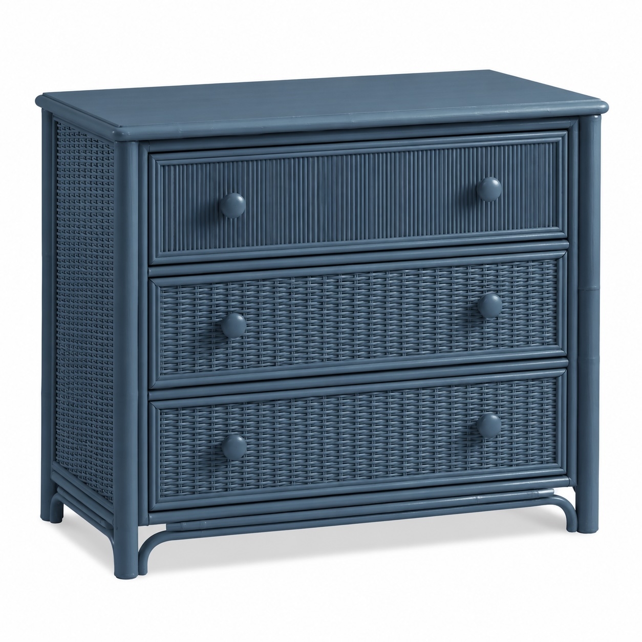 blue wicker dresser Blue Wicker / Rattan Dressers & Chests