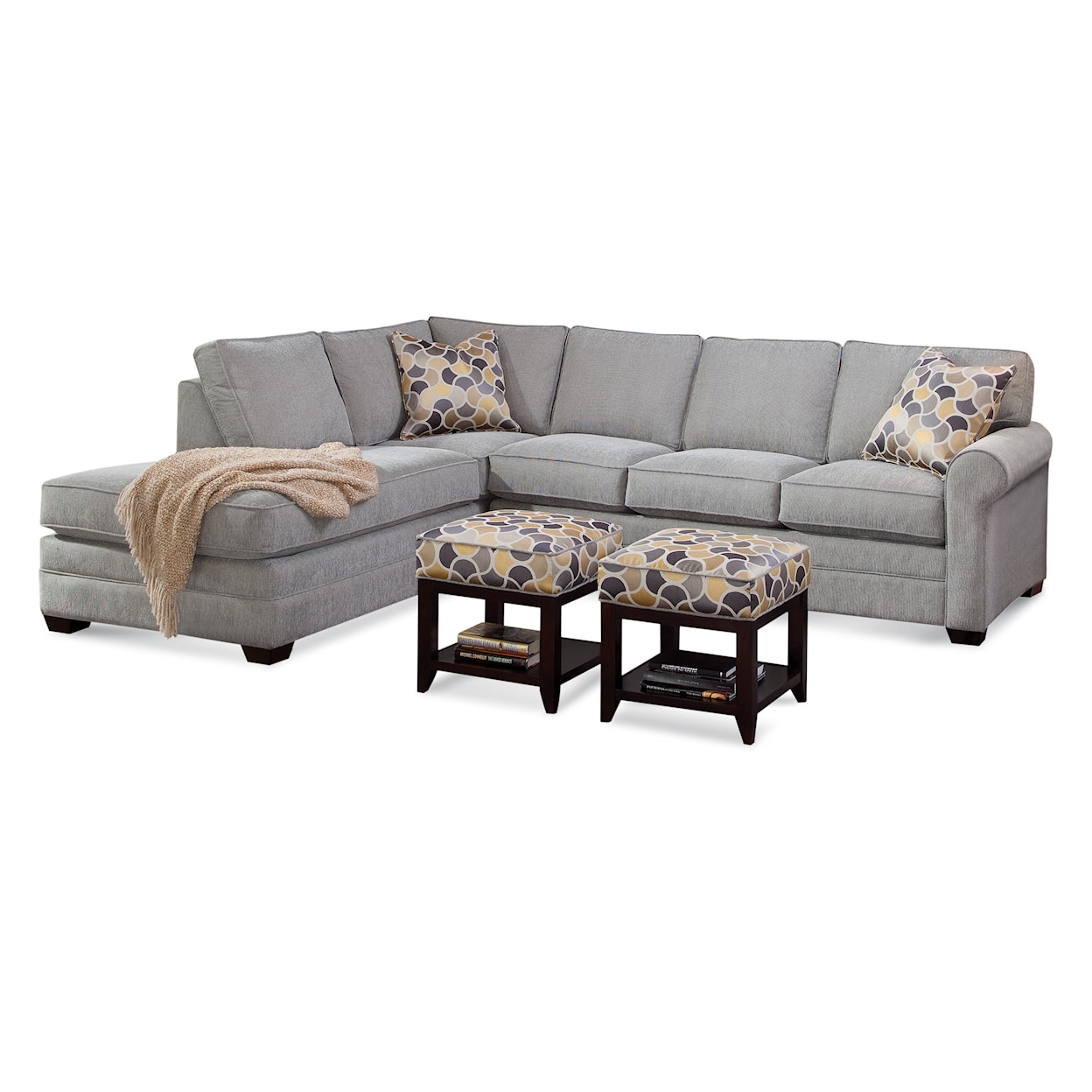 Braxton Culler Bedford Bedford Two-Piece Bumper Sleeper Sectional