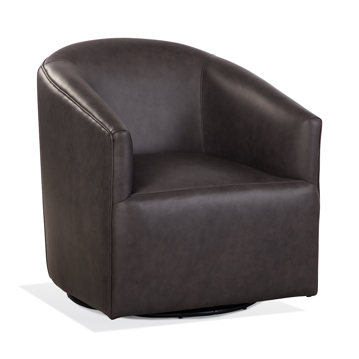 Braxton Culler Briles Briles Leather Memory Swivel Chair