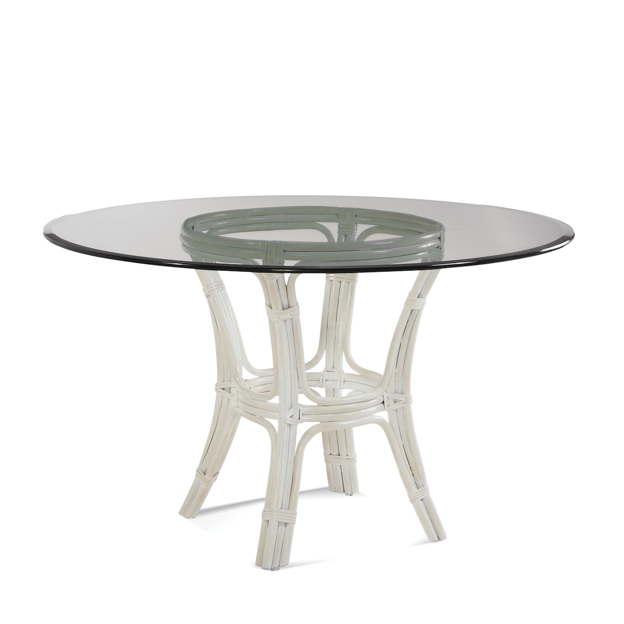 Braxton Culler Trellis Trellis 36" Round Glass Top Dining Table