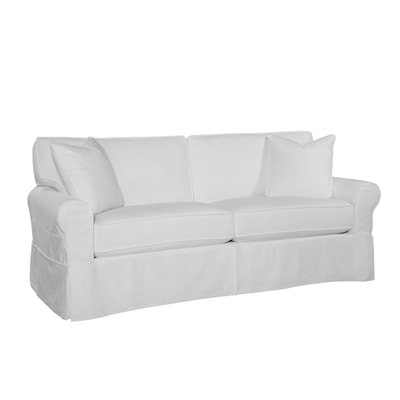 Braxton Culler Bedford Bedford 2 over 2 Loft Sofa with Slipcover